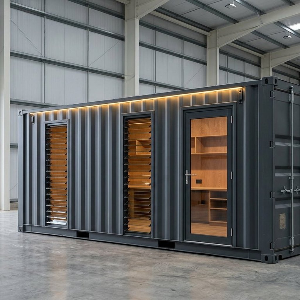 20ft Site Office modification built in our Queensland workshop