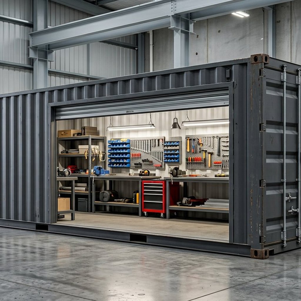40ft Workshop modification built in our Queensland workshop