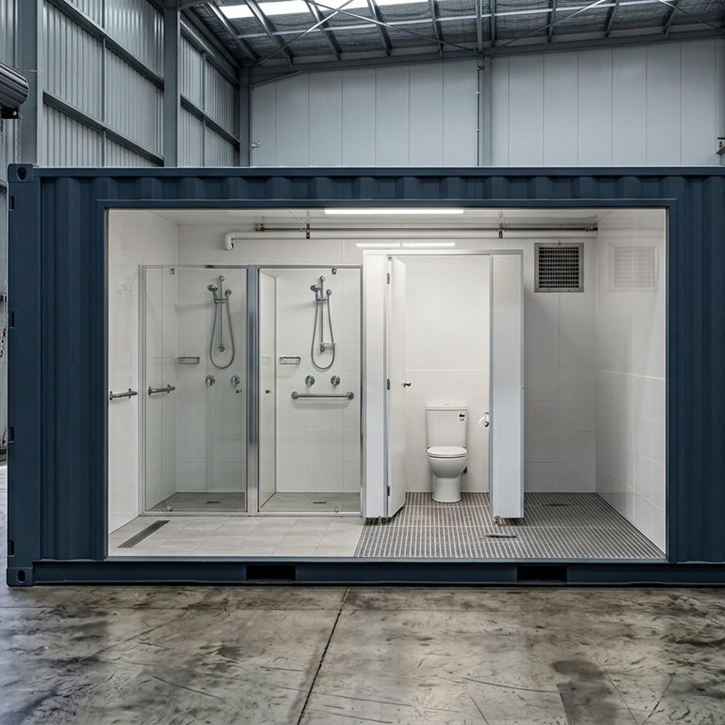 Ablution Block modification built in our Queensland workshop