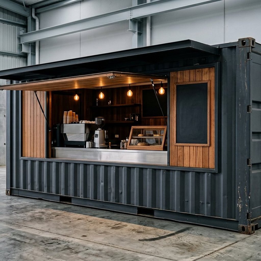 Cafe Kiosk modification built in our Queensland workshop