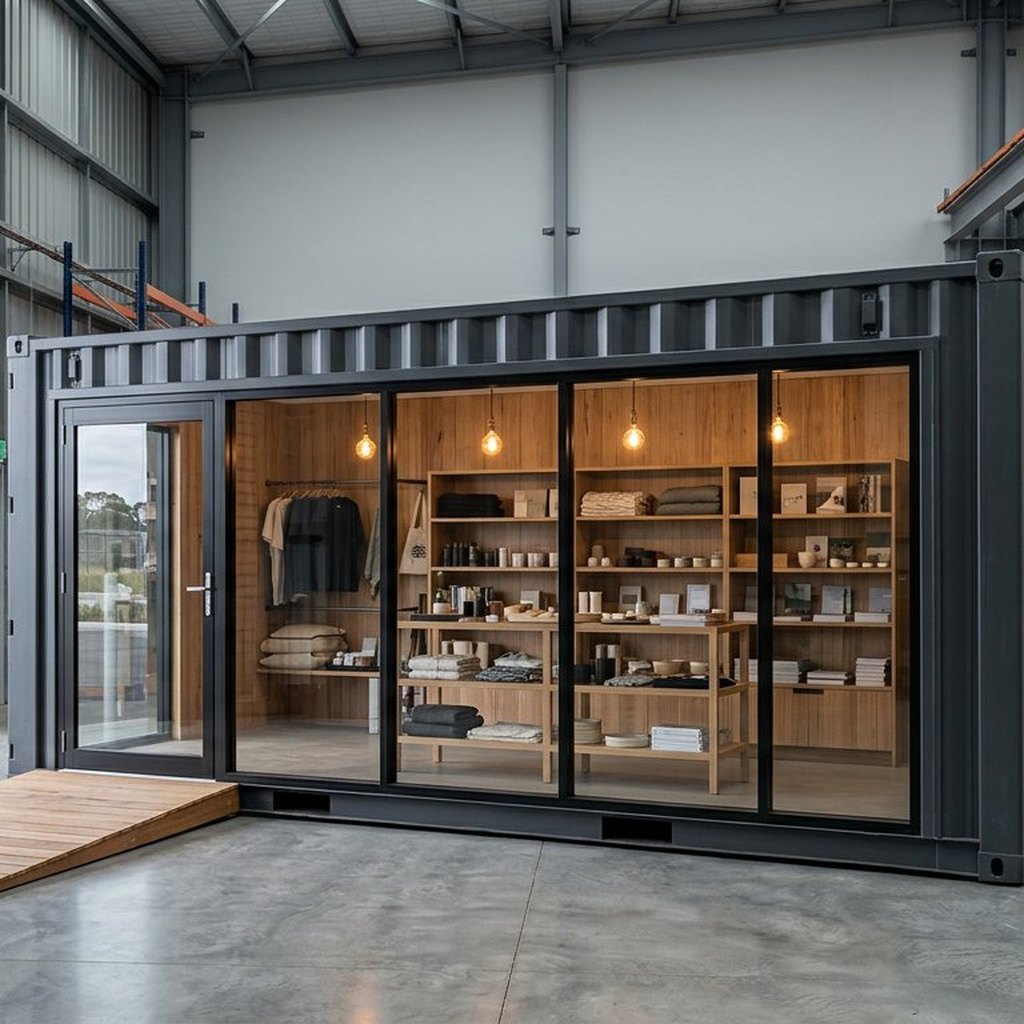 Retail Shopfront modification built in our Queensland workshop