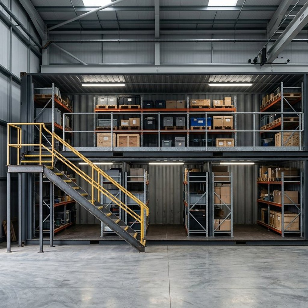 Two-Storey Storage modification built in our Queensland workshop