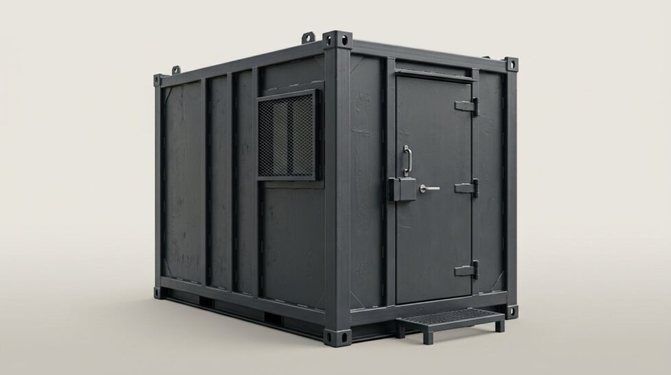 12ft x 8ft Secure Steel Crib Room Cabin