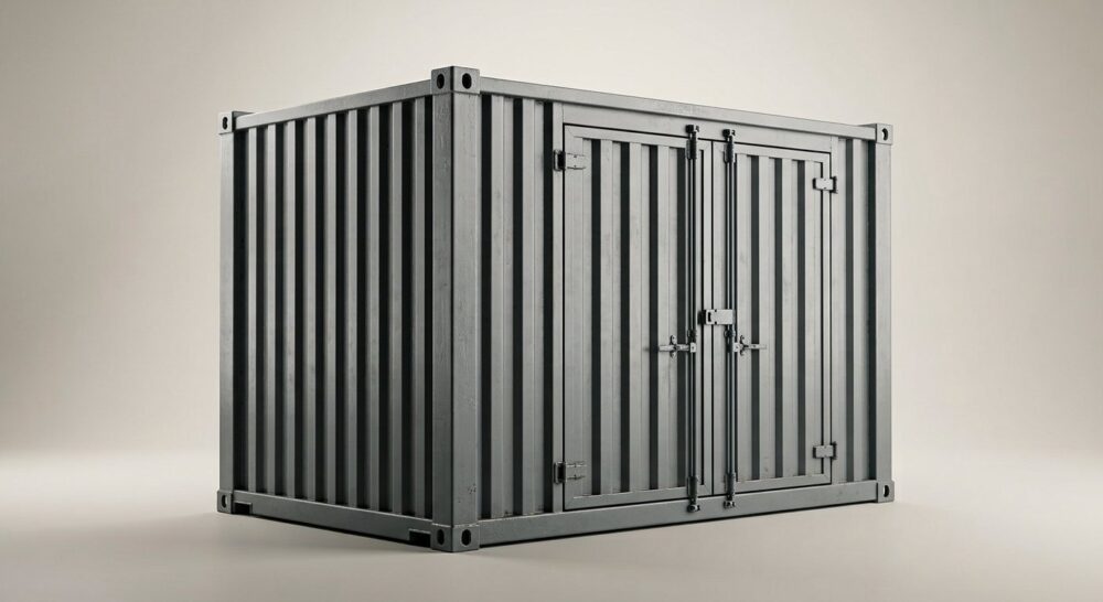 12ft x 8ft Stackable Steel Store Cabin