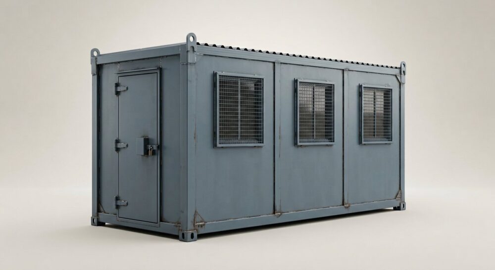 16ft x 7ft 6in Secure Steel Mobile Site Office