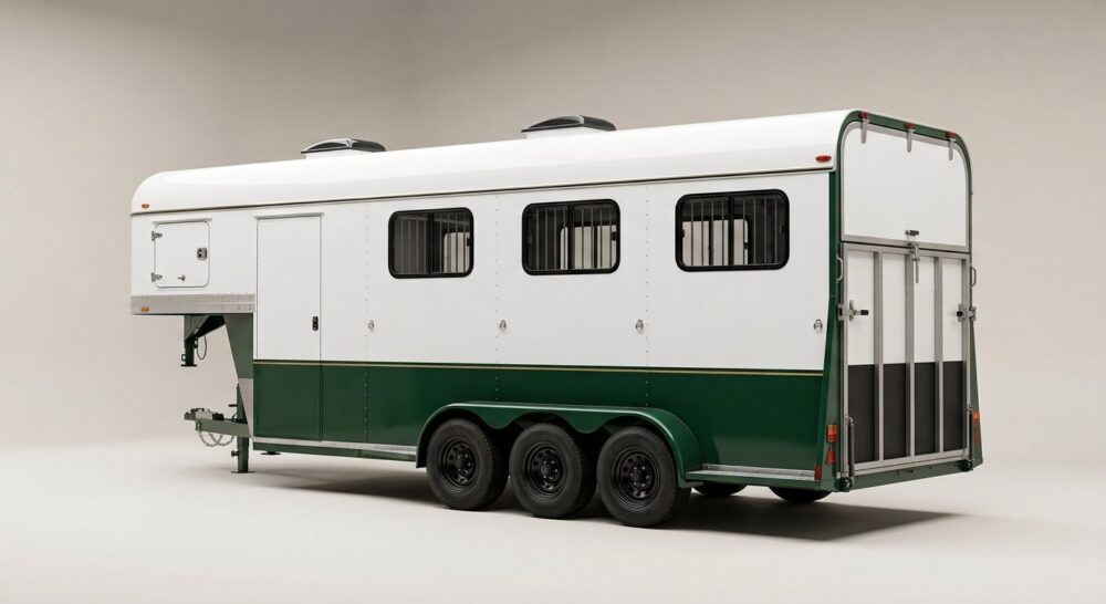 2004 Cherokee 4 Horse Gooseneck Float