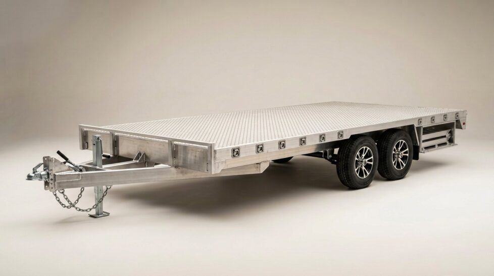 2024 Cargo Pro 101in x 14ft Aluminium Deckover Plant Trailer with D-Rings