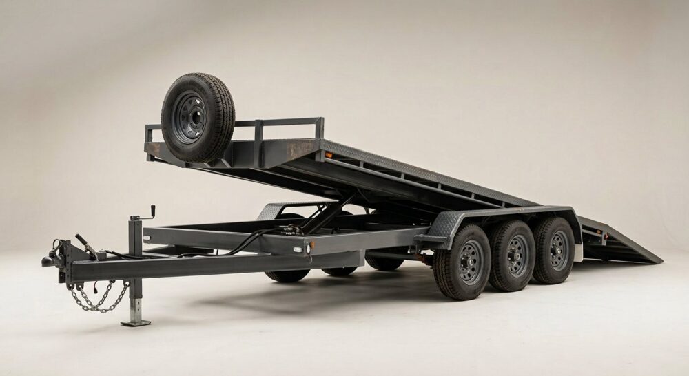 2024 Diamond C 7ft x 24ft Tilt Deck Plant Trailer – 9.1t with Spare Mount