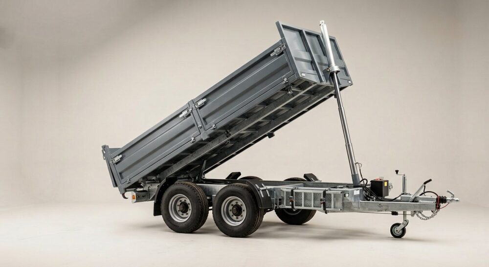 2024 Griffin 7ft x 16ft Telescopic Tipper Trailer – 6.4t with Ramps