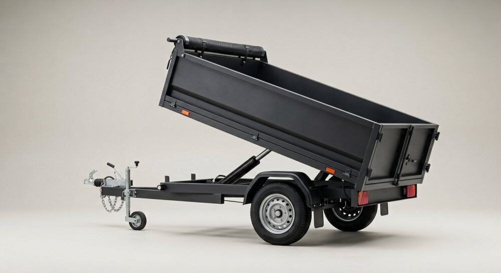 2024 RawMaxx 5ft x 10ft Powder Coated Tipper Trailer – 3.2t with Tarp Kit