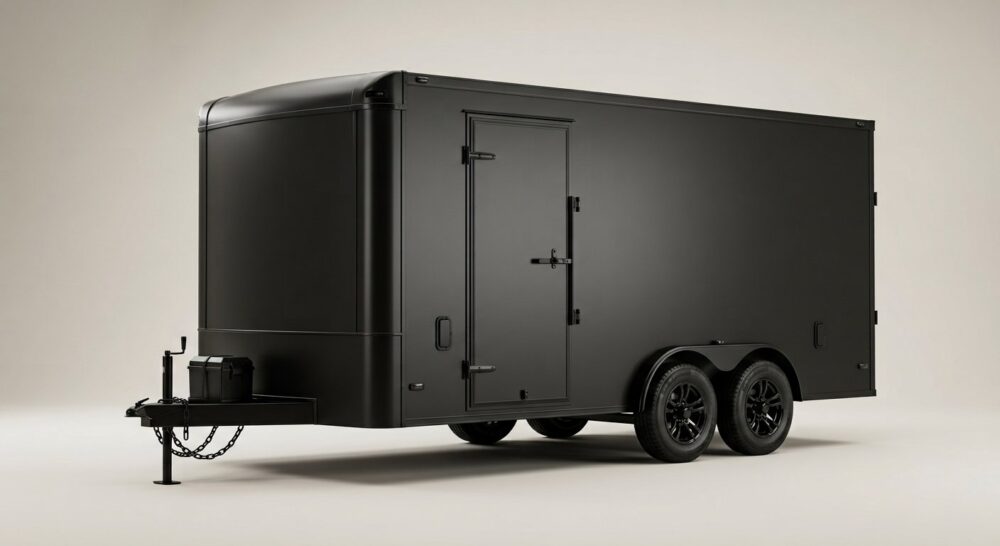 2025 Blaze 20ft Enclosed Car Trailer – Black-Out Package