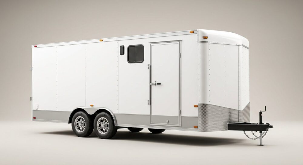 2025 Blaze 24ft Enclosed Car Trailer – Finished Interior & Alloy Wheels