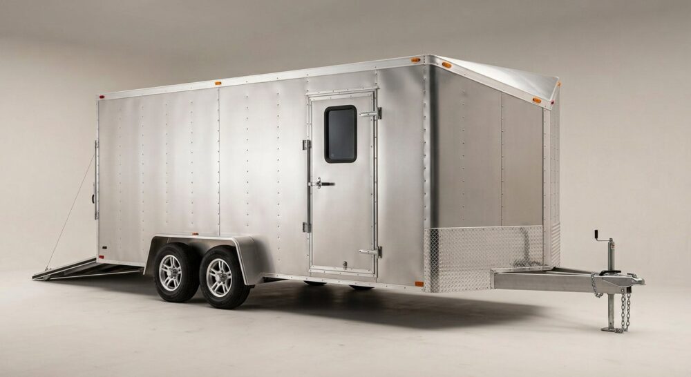 2026 ATC ROM 400 24ft Aluminium Enclosed Car Trailer – Escape Door (Unit AC-0169)