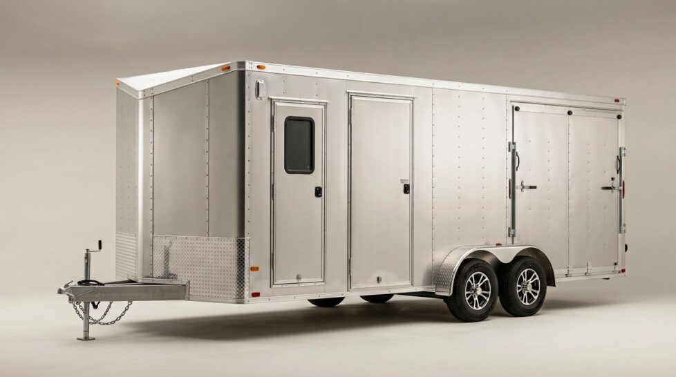 2026 ATC ROM 400 24ft Aluminium Enclosed Car Trailer – Escape Door (Unit AC-0171)