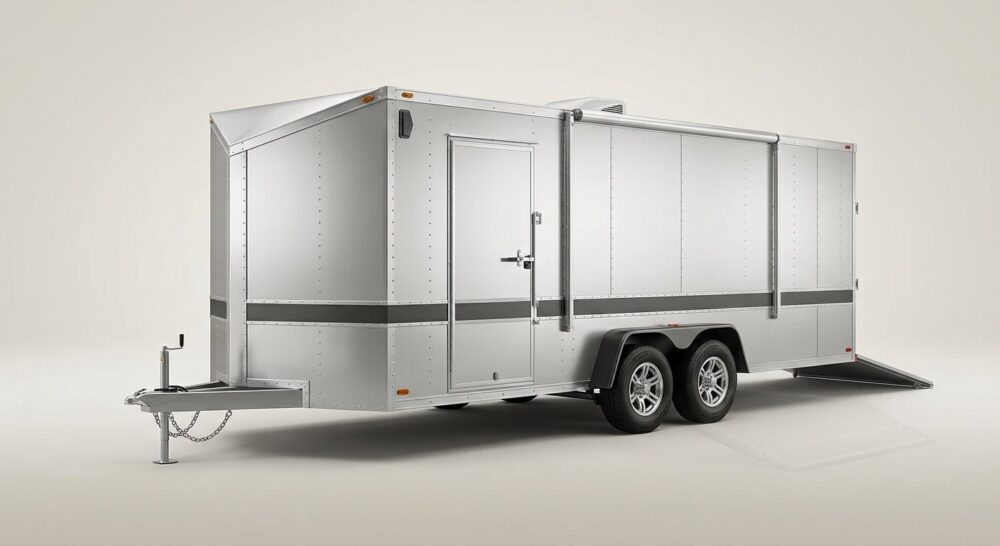 2026 ATC ROM 450 24ft Aluminium Enclosed Car Trailer – LifeTrac Flooring