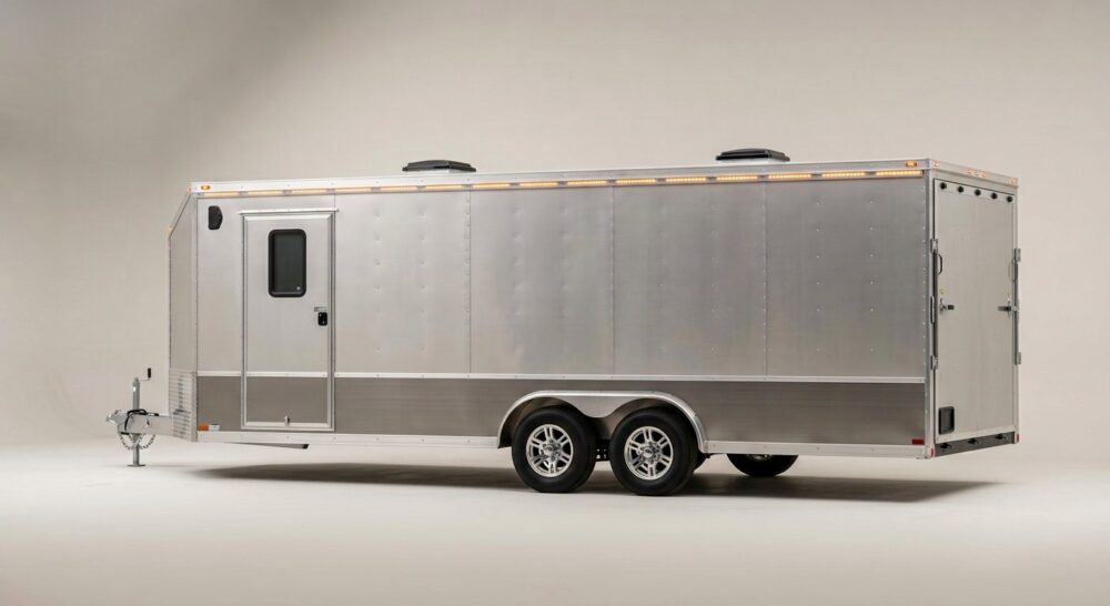 2026 ATC ROM 550 24ft Aluminium Enclosed Car Trailer – LifeTrac (Unit AC-0175)