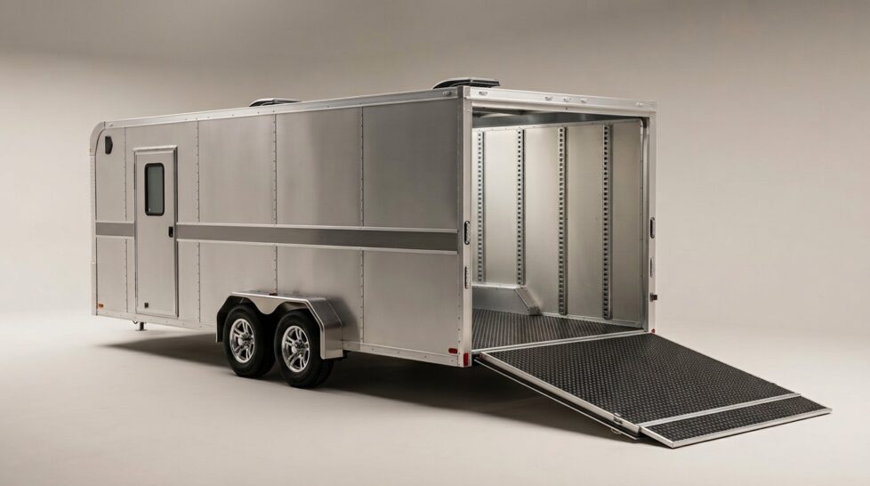 2026 ATC ROM 550 24ft Aluminium Enclosed Car Trailer – LifeTrac (Unit AC-0174)