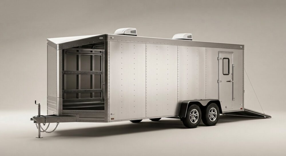2026 ATC ROM 550 24ft Aluminium Enclosed Car Trailer – LifeTrac (Unit AC-0173)