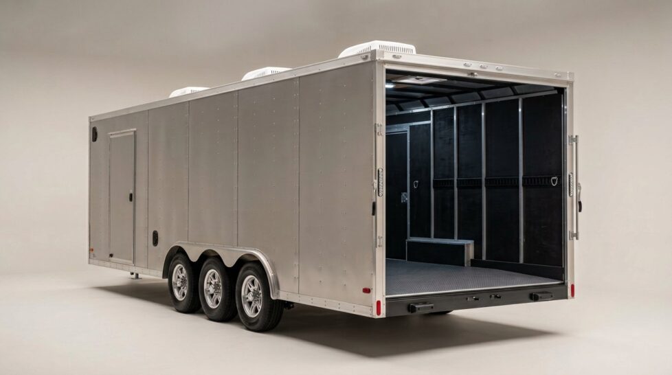 2026 ATC ROM 550 28ft Aluminium Enclosed Car Trailer – LifeTrac (Unit AC-0178)