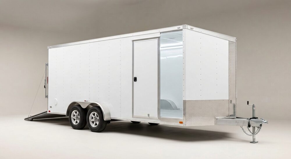 2026 Blaze 24ft Aluminium Enclosed Car Trailer – Finished Interior (Unit AC-0187)