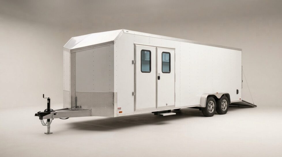 2026 Blaze 26ft Aluminium Enclosed Car Trailer – Finished Interior (Unit AC-0196)