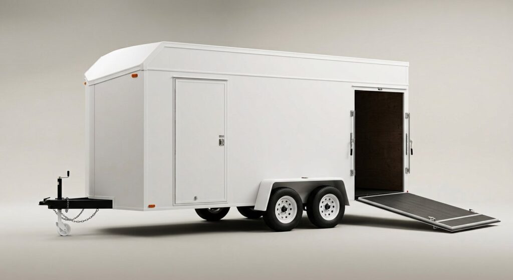 Bec using their 2026 Econo Max 20ft Enclosed Trailer