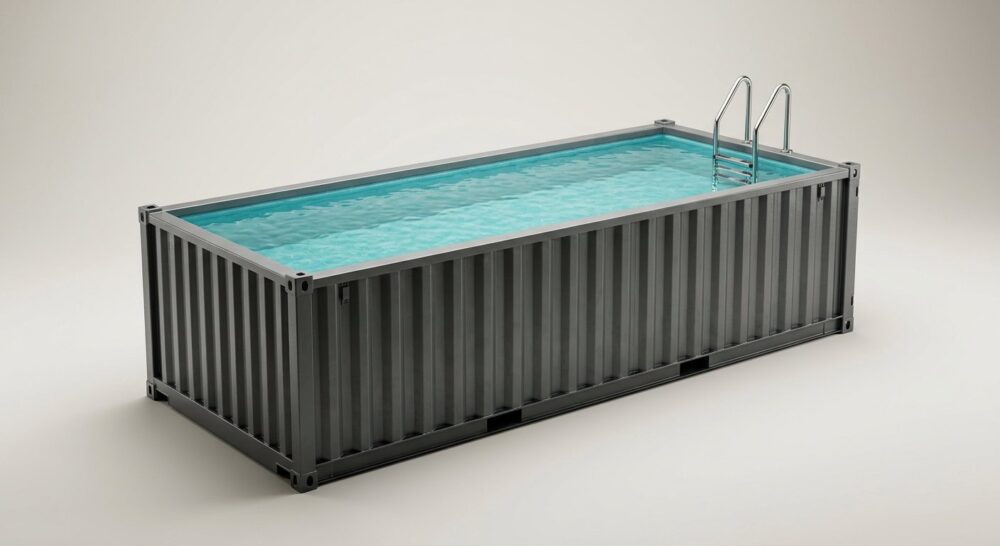 20ft Container Swimming Pool (6m) – Model V1