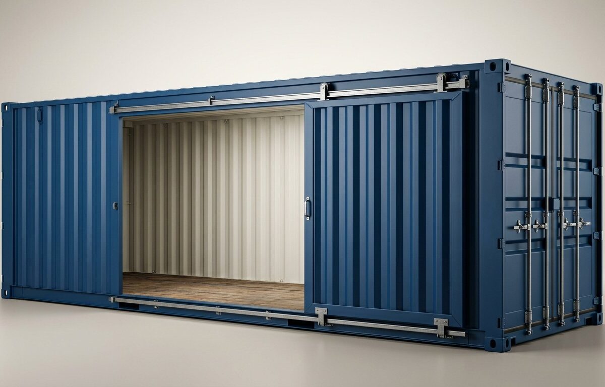 20ft High Cube Container with Sliding Door for IBC Storage