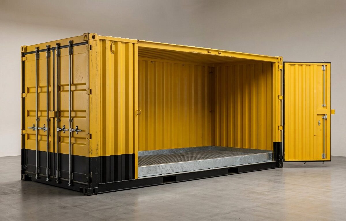 20ft High Cube Hazardous Waste Container – Side Opening