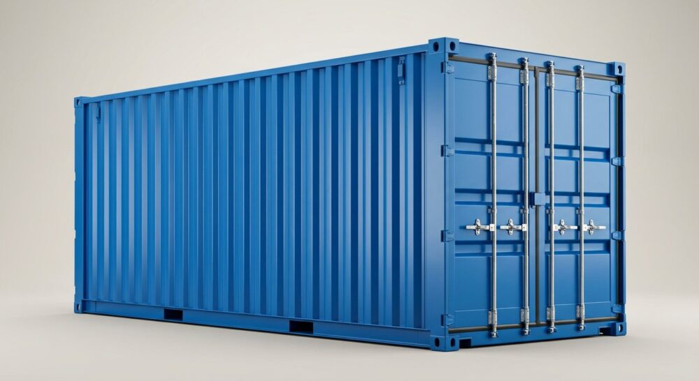 20ft One Trip Shipping Container – Blue
