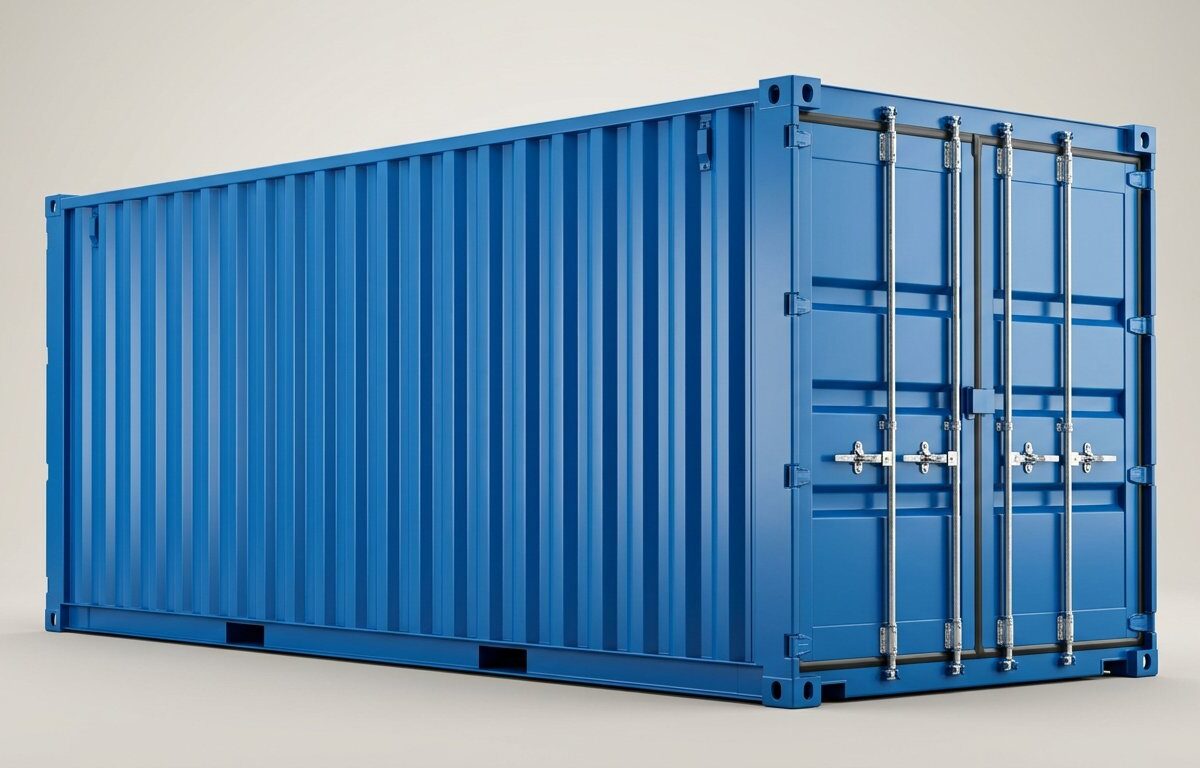 20ft One Trip Shipping Container – Blue