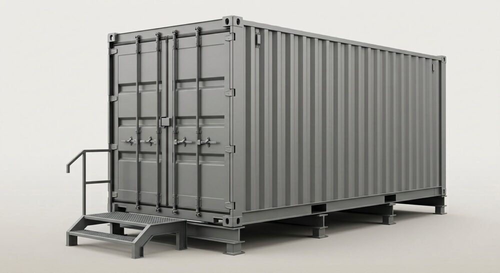 20ft x 8ft Raised Bunded Store Container