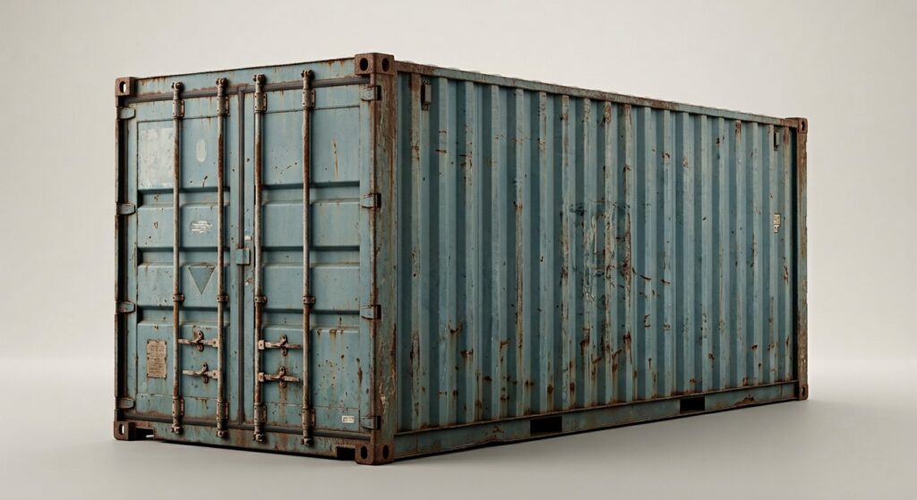 Patrick using their 20ft x 8ft Used Cargo Container 2