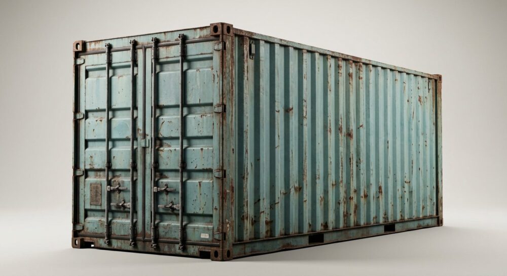 20ft x 8ft Used Cargo-Worthy Shipping Container (Dry Van)