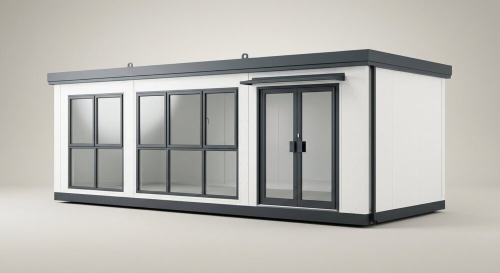 24ft x 10ft Site Office & Marketing Suite – Portable Sales Cabin