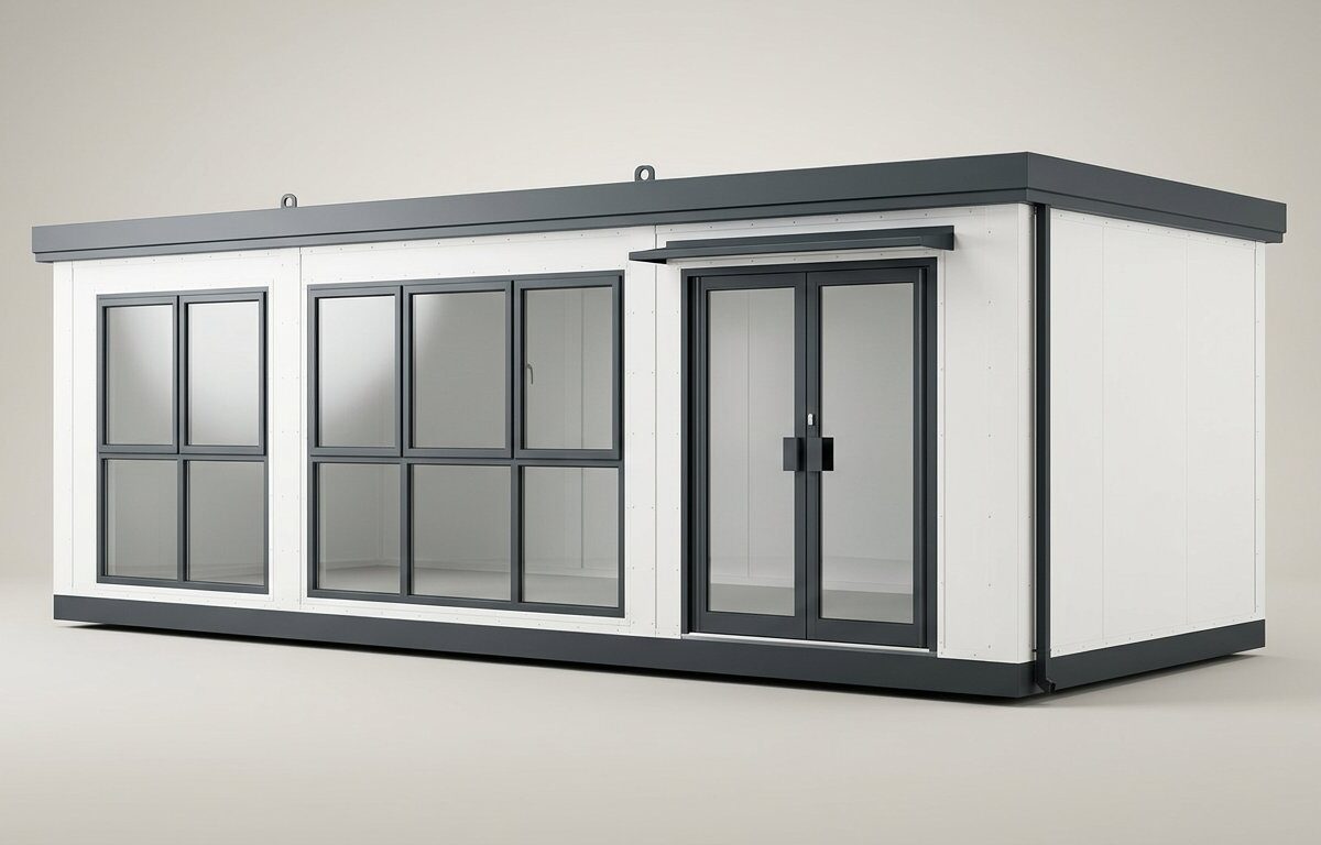 24ft x 10ft Site Office & Marketing Suite – Portable Sales Cabin