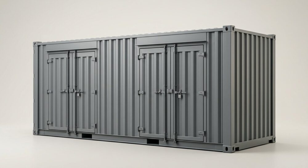 24ft x 9ft Stackable Steel Store Cabin