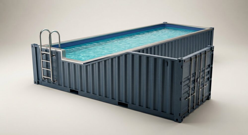 30ft Container Swimming Pool (9m) – Model V1