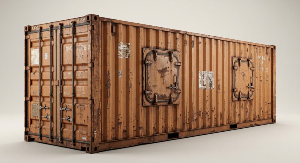 30ft x 8ft Used Bulk Shipping Container