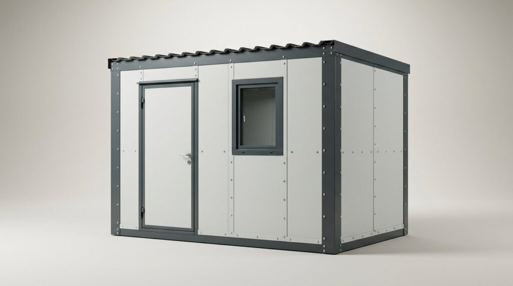 Peter using their 3m x 2 1m Flat Pack Storage Container