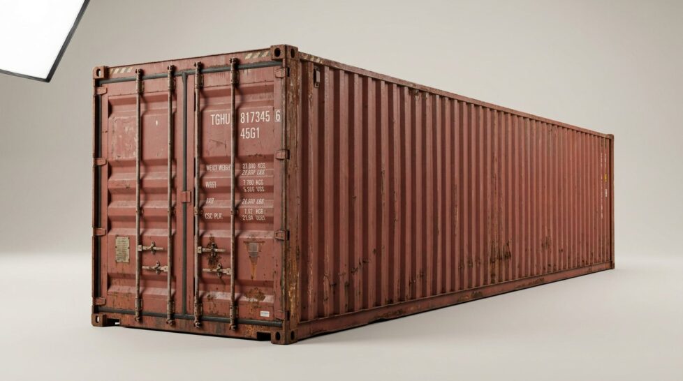 40ft x 8ft Used Cargo-Worthy Shipping Container (Dry Van)