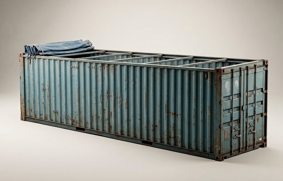 40ft x 8ft Used Open Top Shipping Container