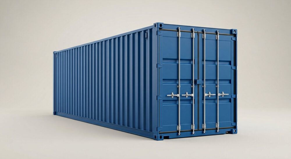 45ft High Cube Pallet Wide Container – Blue (RAL 5013)