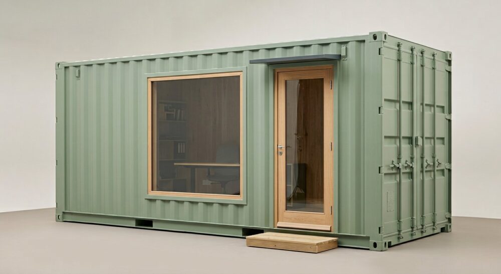 Container Home Office – Converted Shipping Container Studio