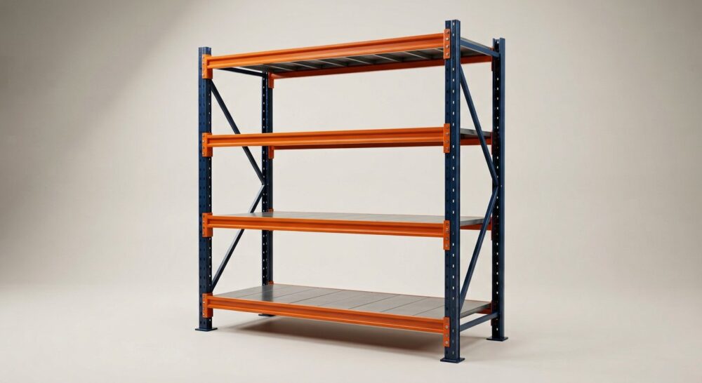 Fastfit Three Tier Container Racking – Single Bay