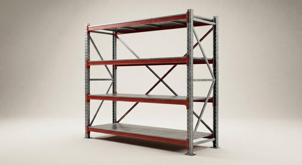 Heavy Duty Three Tier Racking for Rear of Container