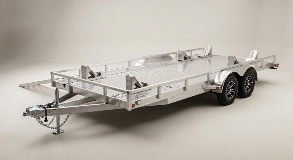 Mission 101in x 22ft Aluminium 4-Place ATV & Side-by-Side Trailer